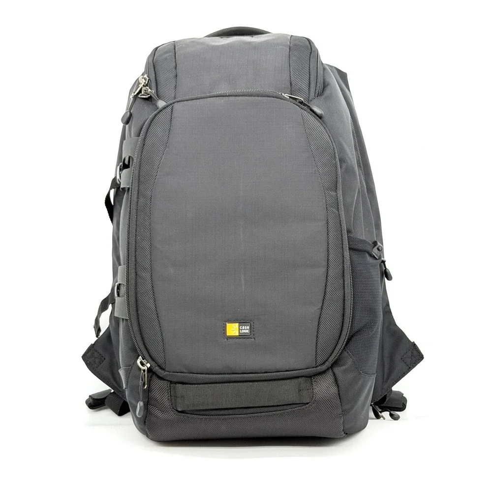 Case Logic DSLR Camera Backpack Black Ripstop Nylon Laptop Compartment Padded